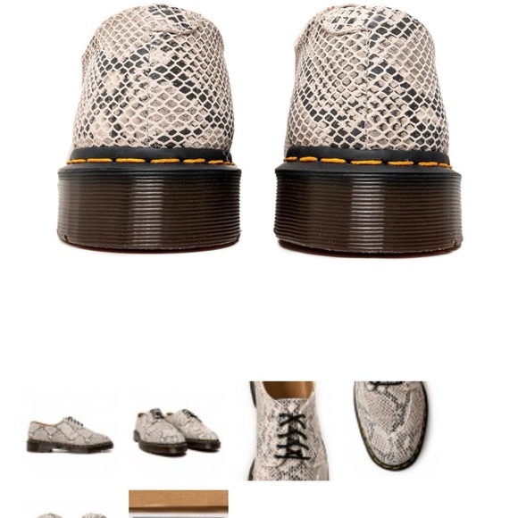 Dr. Martens Python Suede Oxford - Picture 5 of 7